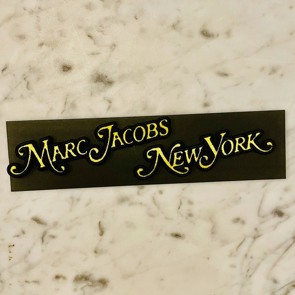 NWT Authentic MARC JACOBS X The New Yorker co-lab  iron on patches.